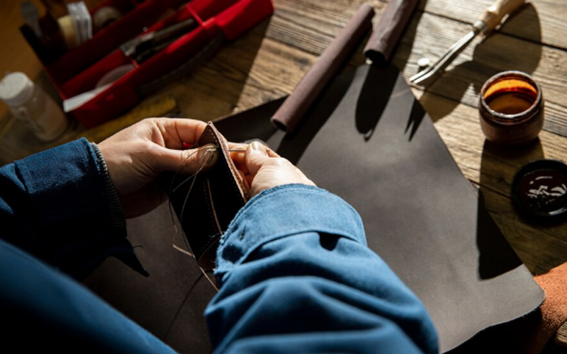 materials to make a leather shoe