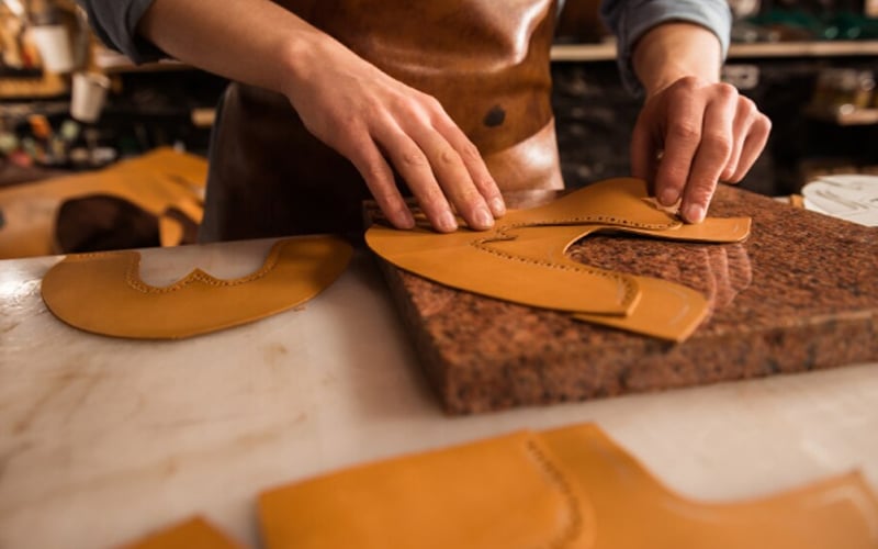 leathers to make shoes